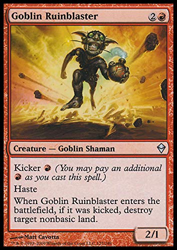 Magic The Gathering - Goblin Ruinblaster (127) - Zendikar - Foil