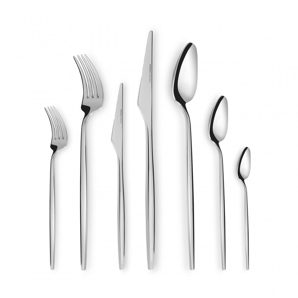 Karaca Moongate 316 Premium - Set di posate con scatola da 84 pezzi