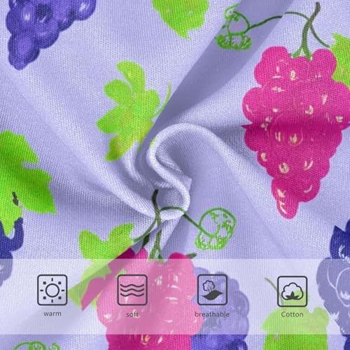 Grape Clusters Purple Blue Toddler Underwear Floral 2t Cotton Little Girl Panties Personalized Undies Kids Briefs3