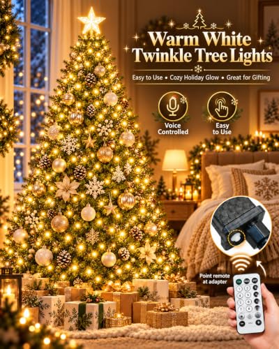 LORRYTE 448-LED Waterfall Christmas Tree Lights - 19.99 w/ Code + 50% Off Code DDL1S53X - image 2