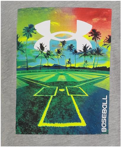 Image of Under Armour Boys' Short Sleeve Baseball Graphic T-Shirt, Lightweight & Breathable, Relaxed Fit