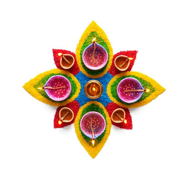 Image of TOTA Rangoli Colour Powder Tube Kit, for Diwali Decoration Tool Floor Art Rang - 10 Multicolour (Squeeze Rangoli Tubes)