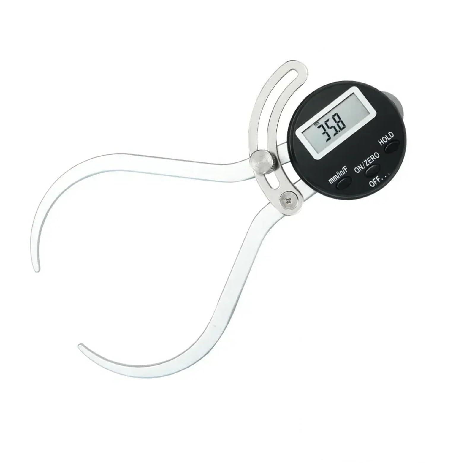 Calibrador digital interior exterior de fracción/mm/in Medidor digital interior para carpintería (exterior 0-150 mm)