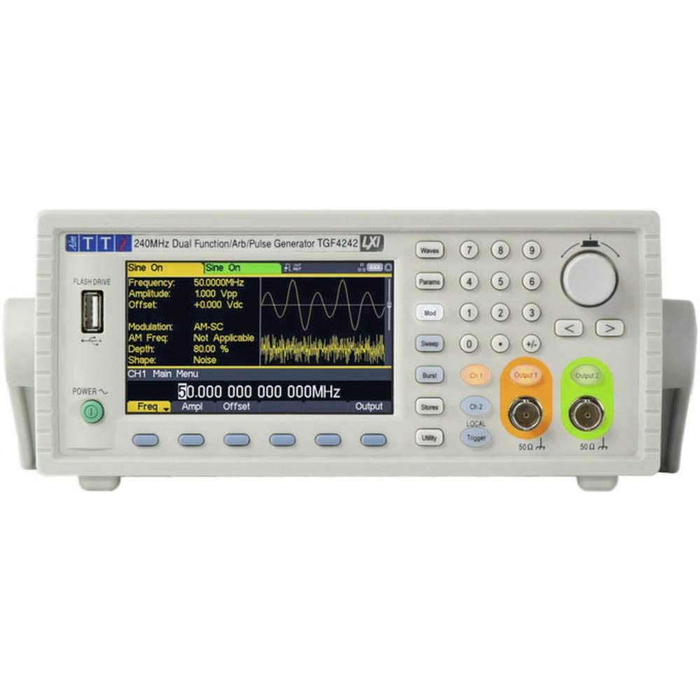 Aim TTiTGF4162 Function Generator Mains Operated 1 µHz-160MHz 2-Channel Arbitraer, Triangle, Pulse, S