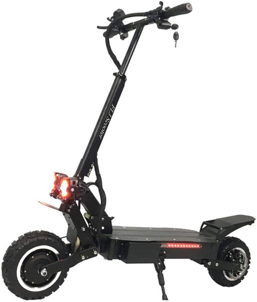 CZPF Double motor powerful electric scooter with off-road tire wheels 2 big LED scooter lights and scooter