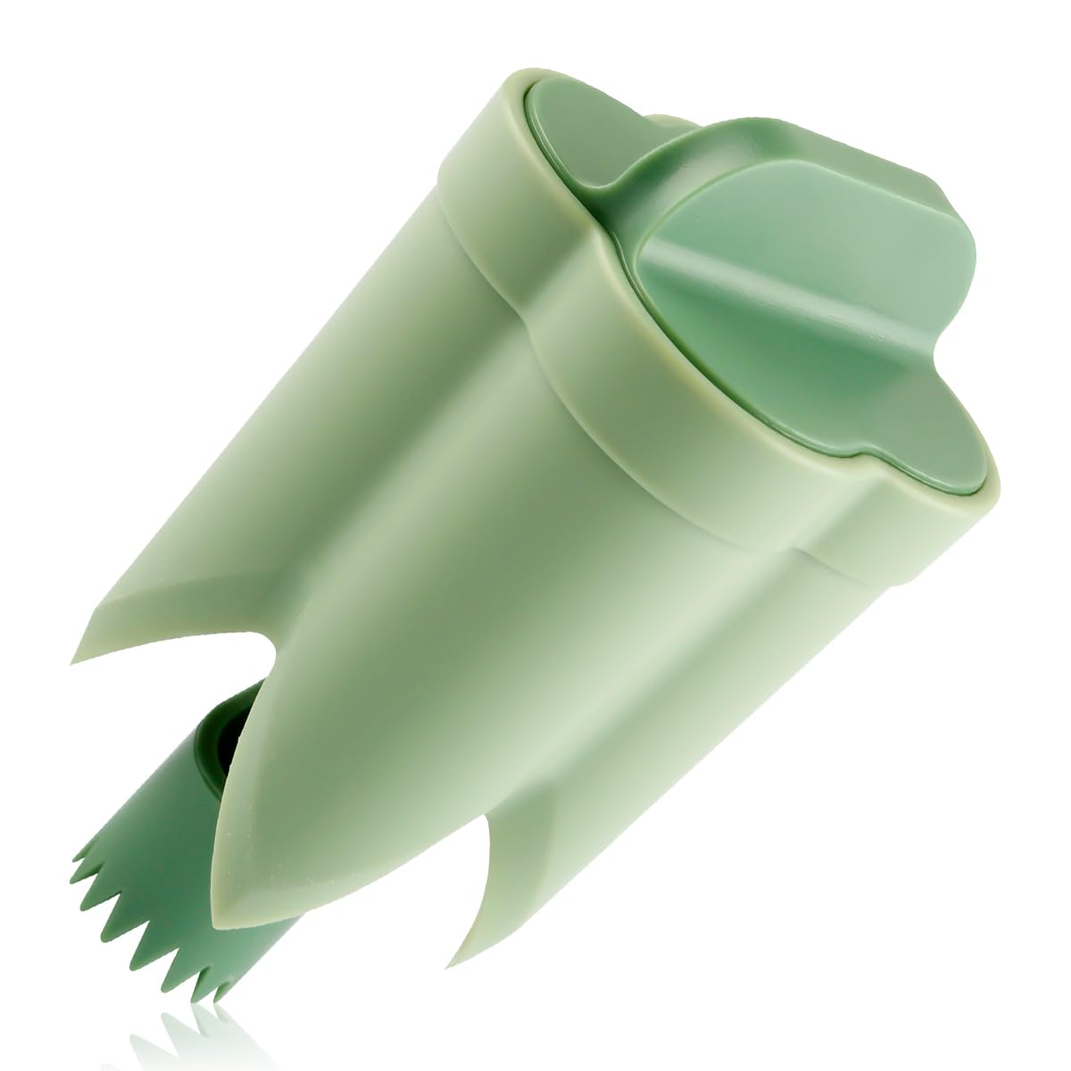 Thyonta Quick Core Pepper Corer 2-in-1 Fruit and Pepper Cutter Tool Efficient Seed Removal Kitchen Tool for Home Cooking Meal Prep (Green)