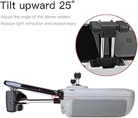 Vista 2 de RCGEEK Kit extensor de soporte de clip para teléfono celular compatible con DJI Air 3 / Mini 3 Pro/Mini 2 / Air 2 2S / Mavic 3 Drone Controladores