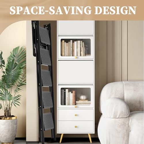 Hbtower USAZFJHR-ZL1505030100 Step Ladder, Step Ladder Folding Step Stool thumb #3