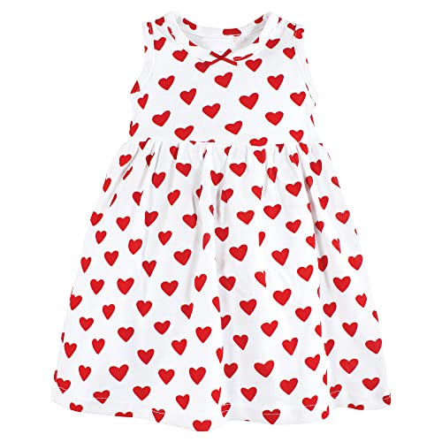 Image of Hudson Baby Girls' Cotton Dress and Cardigan Set