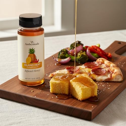 Ambermade Infused Honey - Island Heat 12 oz miniatura 2