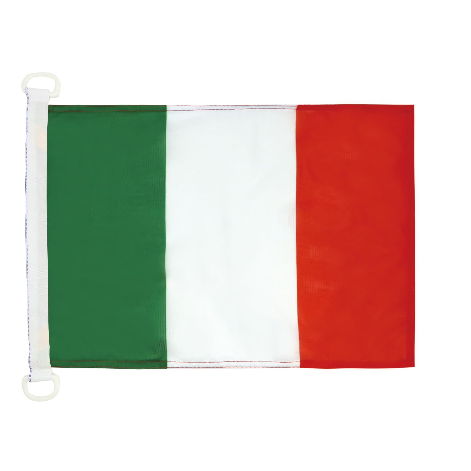 AZ FLAG Italy Boat Flag 12x18 in Mesh Polyester Plastic Rings