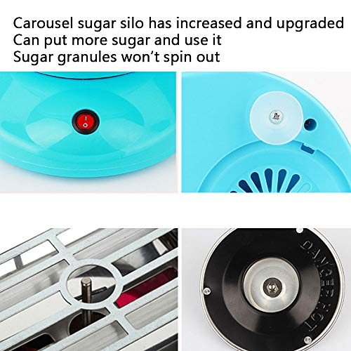 Ouumeis Zuckerwattemaschine für Zuhause | Zuckerwatten-Maker, | Cotton Candy Machine | für Zucker oder Harte Süßigkeiten… – Bild 3