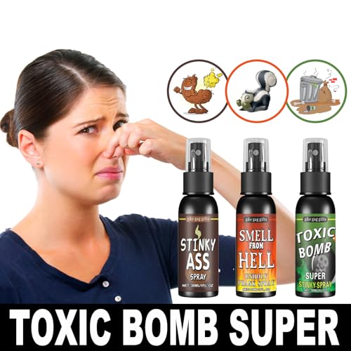 3PC Wet Farts-Potent Stink Spray/Ocean of Vomit,Poop Spray Prank,Extra Strong Stink/Hilarious Gag Gifts & Pranks for Adults/Smells Like Really 'Bad' Gas(3 * 30ml/1floz) - Image 3