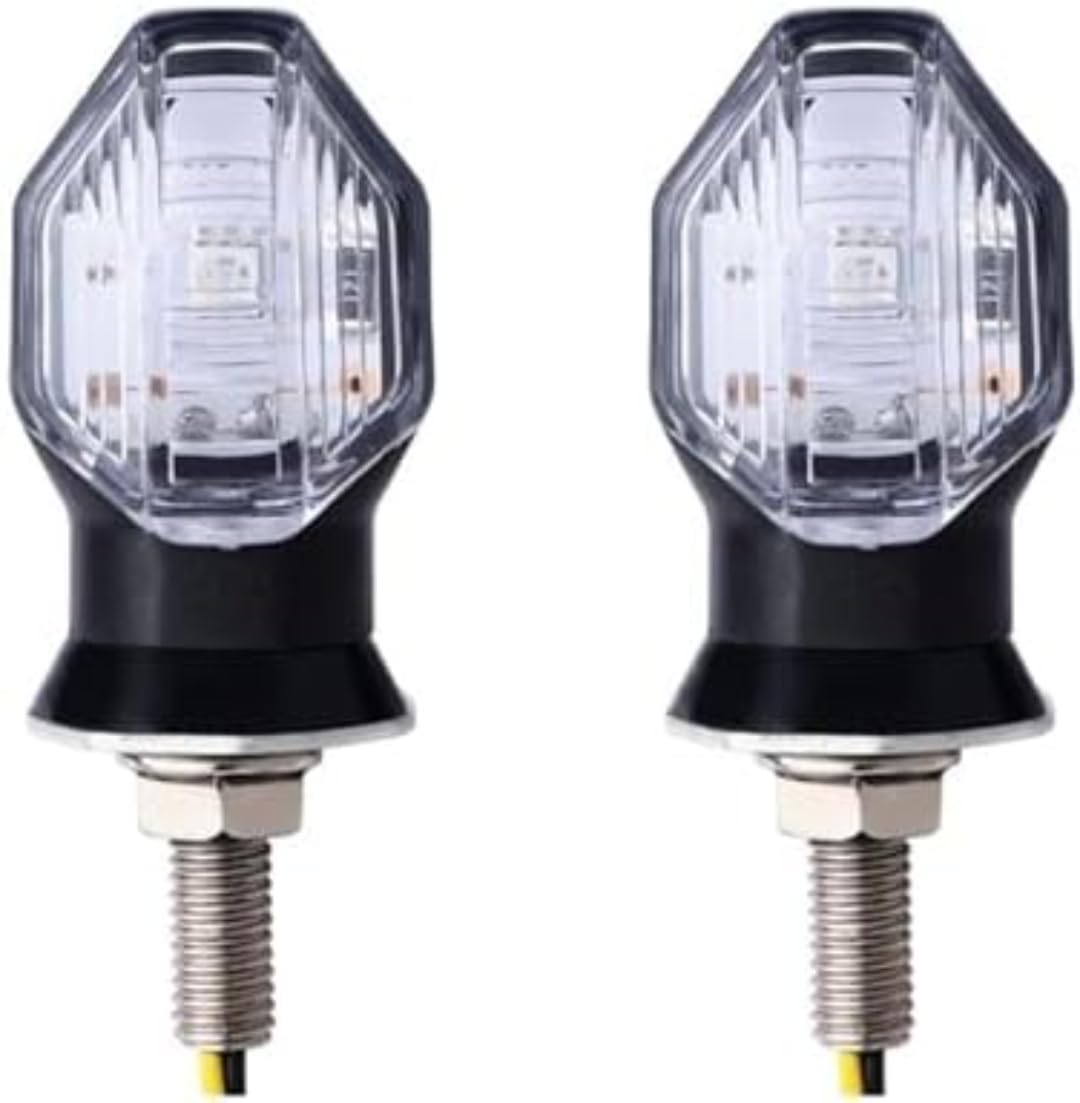 Generic Mini uniwersalne wskaźniki Dla Honda Dla Suzuki Dla Yamaha Uniwersalny mini motocyklowy kierunkowskaz LED z bursztynowym światłem migającym