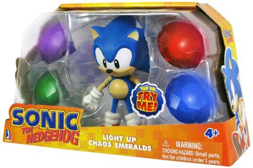 Sonic with Light Up Emerald 5 Action Figure by Sonic