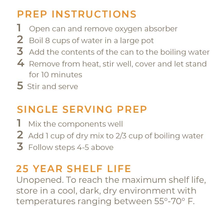 Miniatura 7 de Nutristore Cerdo y arroz liofilizados al estilo suroeste  Comida de almacenamiento de alimentos a granel de supervivencia de emergencia  Perfecto