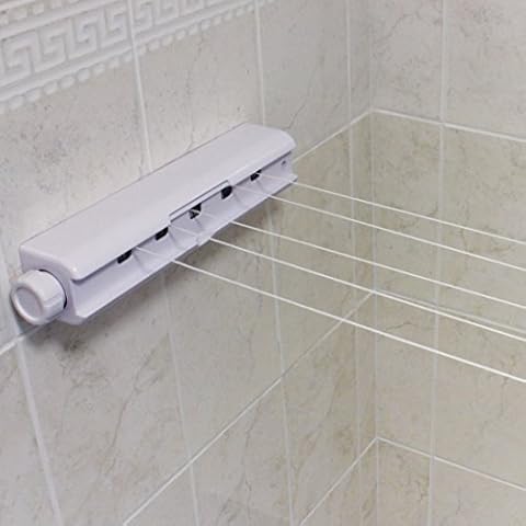 JVL 18 Metre Retractable Clothes Airer Line Cover