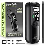 Woowind Inflador Ruedas Coche, Bici y Moto, Apagado Automático, 10,3 Bar