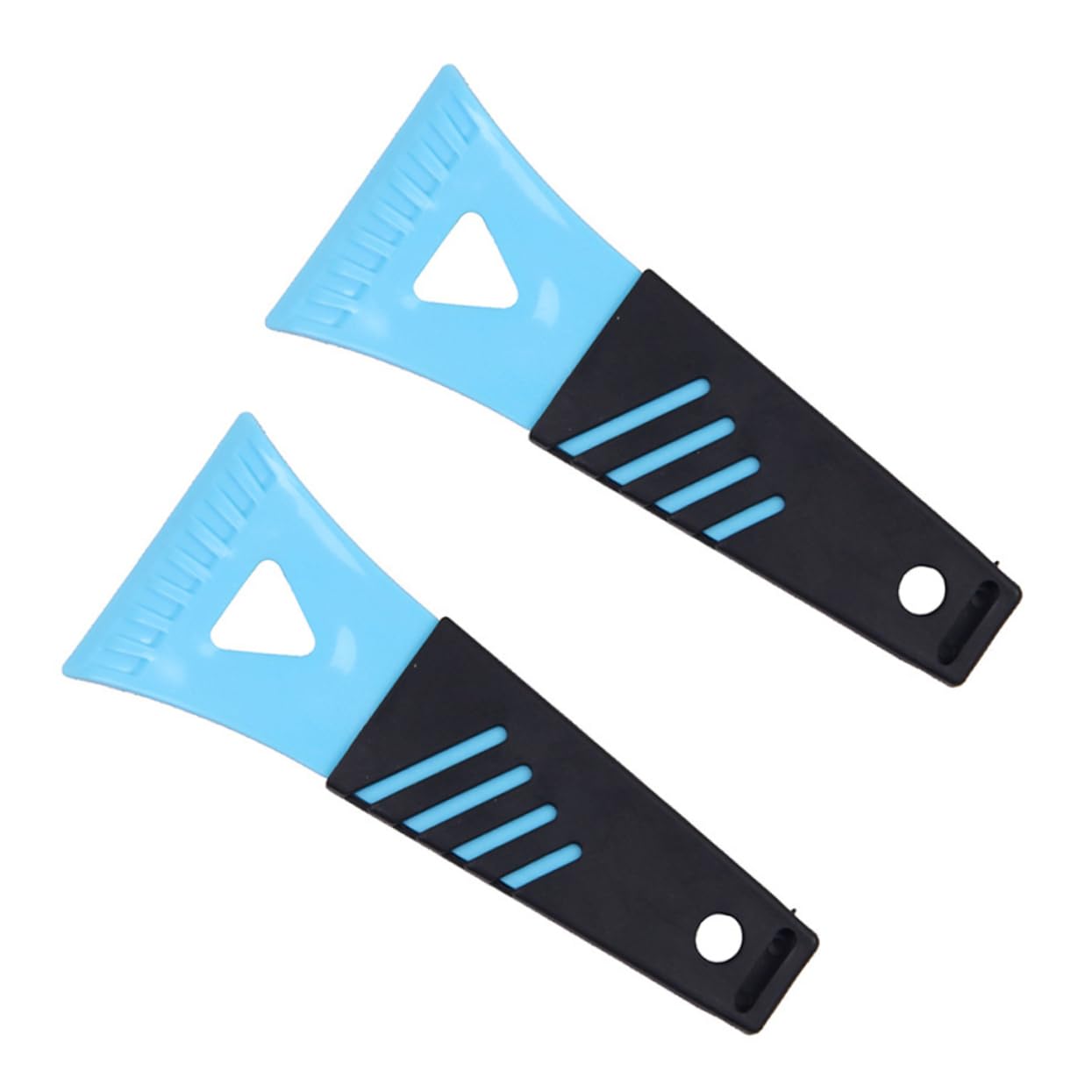 BUGUUYO 2Pcs Frost Removal Shovel Lightweight Durable Ice Scraper for Ergonomic Skid Handle Efficient Snow Removal Tool for Winter Weather