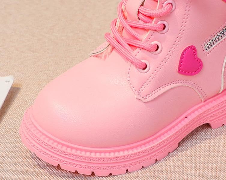 Cute Plus Fleece Boots With Zipper For Girls, Comfortable Non Slip Boots For Indoor Outdoor Travel, Winter snow boot2
