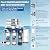 Crudetea Level 6 RO Reverse Osmosis Filtration System—Under-Sink Water Purifier + 6 Filter Cartridges (Includes Faucet and Storage Tank), Featuring pH Adjustment and Mineral Replenishment, 100 GDP