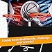 Wodesid Basketball Arcade Game Indoor Basketball Hoop for Kids Adults Arcade Basketball Games Outdoor – Basketball Game with Hoop Training System (with 6 Balls)