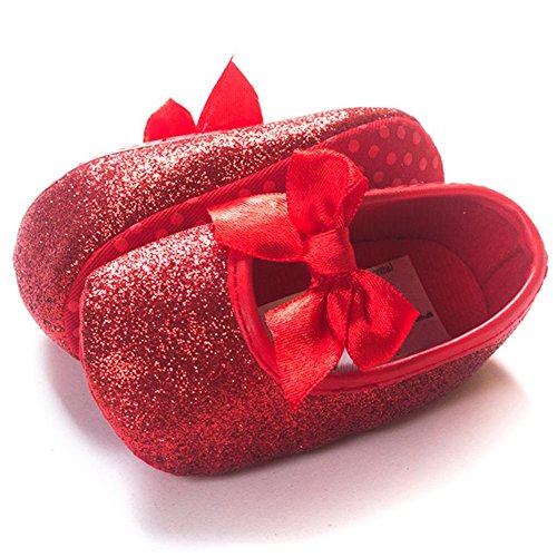 RVROVIC Baby Girl Moccasins Princess Sparkly Mary Jane Dresses Shoes Premium Lightweight Soft Sole Crib Shoes Toddler Shoes4