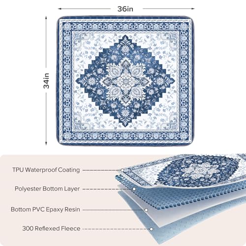 Image of INVENHO 2PACK Washable Pee Pads for Dogs, Reusable Dog Pads Upgrade Non-Slip Dog Pee Pads Heavy Absorbency Puppy Pee Pads Quick Dry Whelping Pads /Waterproof Puppy Training Pad