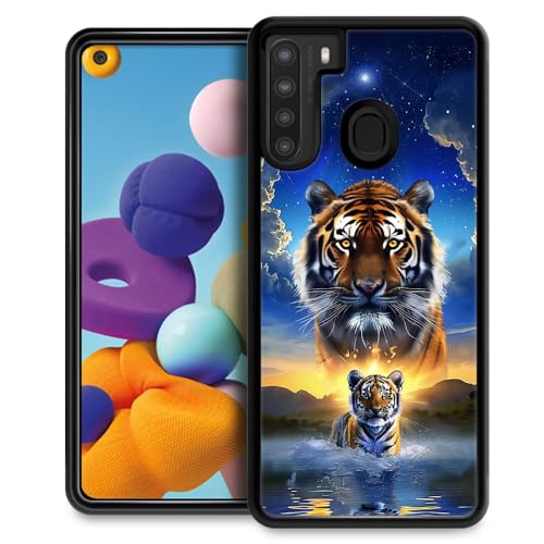Coque Samsung Galaxy A21 antichoc tigre magestique et anti-rayures CARLOCA