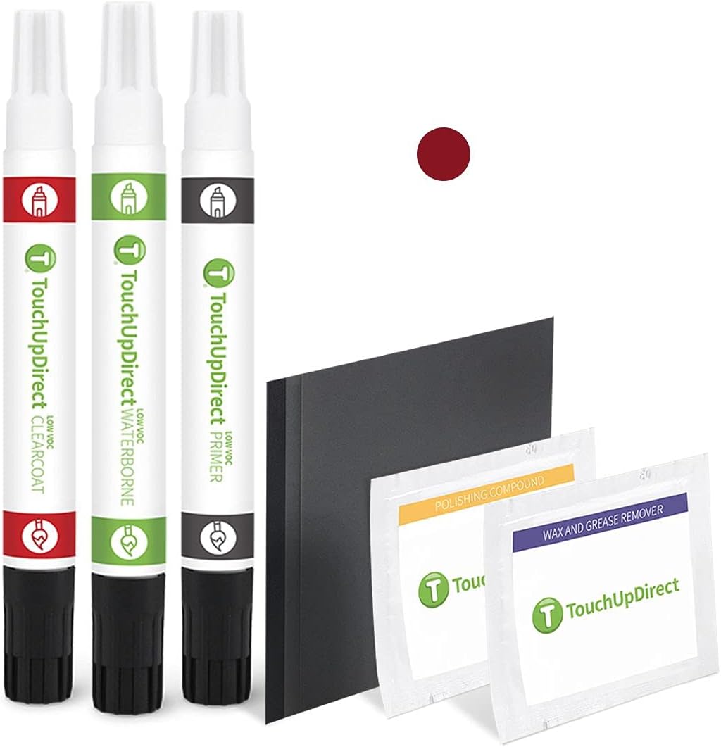 TouchUpDirect WA505Q/89/GBE Crystal Claret Tricoat Compatible with Chevrolet Exact Match Touch Up Paint Combo - Platinum Kit