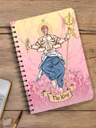 Image of ComicSense.xyz Anime Sketchbook King, Limitless Printed A5 Spiral Drawing Sketch Book Unruled for Kids Students Gift (Pack of 2)