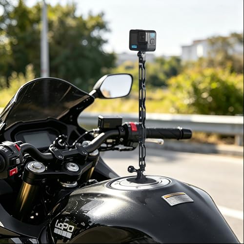Bras d'extension pour GoPro rigide et durable accessoire de fixation noir 30 cm - 7