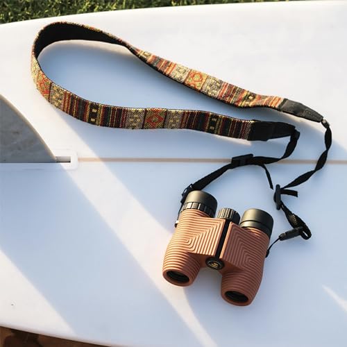 Image of Nocs Provisions Woven Tapestry Strap, Binocular & Camera Reinforced Universal Wide Shoulder & Neck Strap for Men & Women