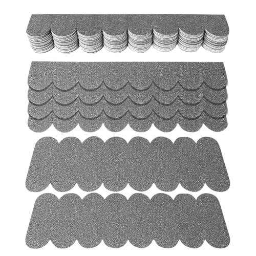 Kit de mini bardeaux de toit autocollant pour nichoir à oiseaux, mini bardeaux de toit imperméables (gris), bande de bitume pour nichoirs, clapiers et hôtels à insectes (couverture de toit pour abri