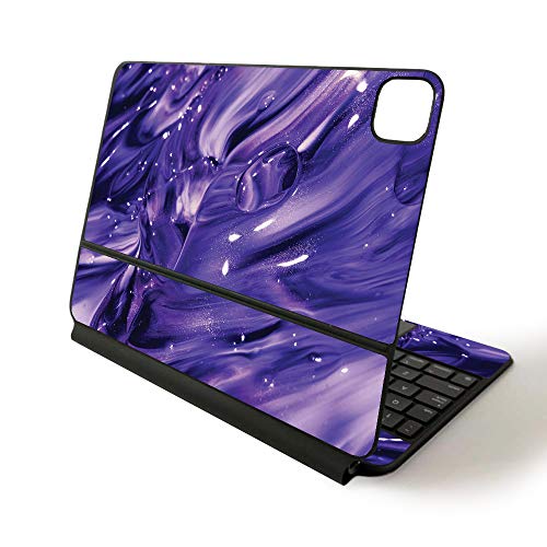 MightySkins Skin Compatible with Magic Keyboard iPad Pro 11-inch (2020) - Purple Wash | Protective, Durable, and Unique Vinyl Decal wrap Cover | Easy to Apply and Change Style | Made in The USA