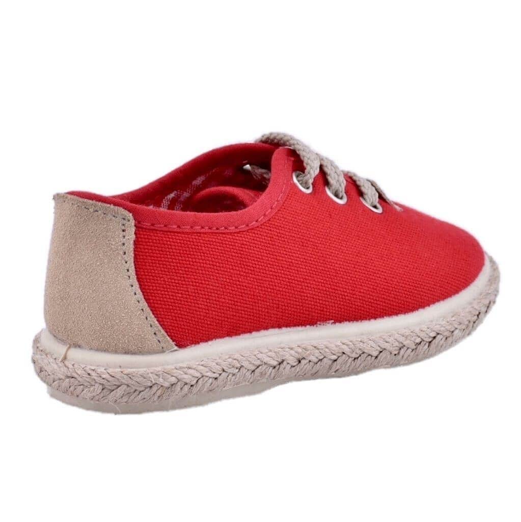 Lona Esparto Rojo Combinada Piso en Yute