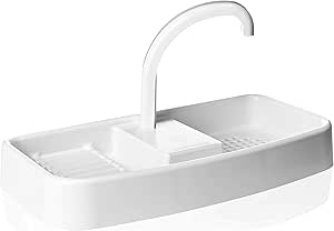 Sink Twice for Toilet Tanks Measuring 15.25&#34; - 16.8&#34; (Measured with lid Off)