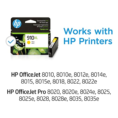 HP 910XL High-Yield Yellow Ink Cartridge #TOP7