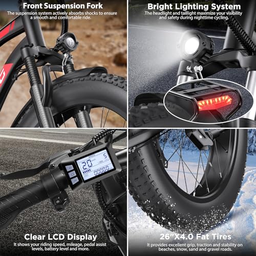 Funhang 1000W Electric Mountain Bike