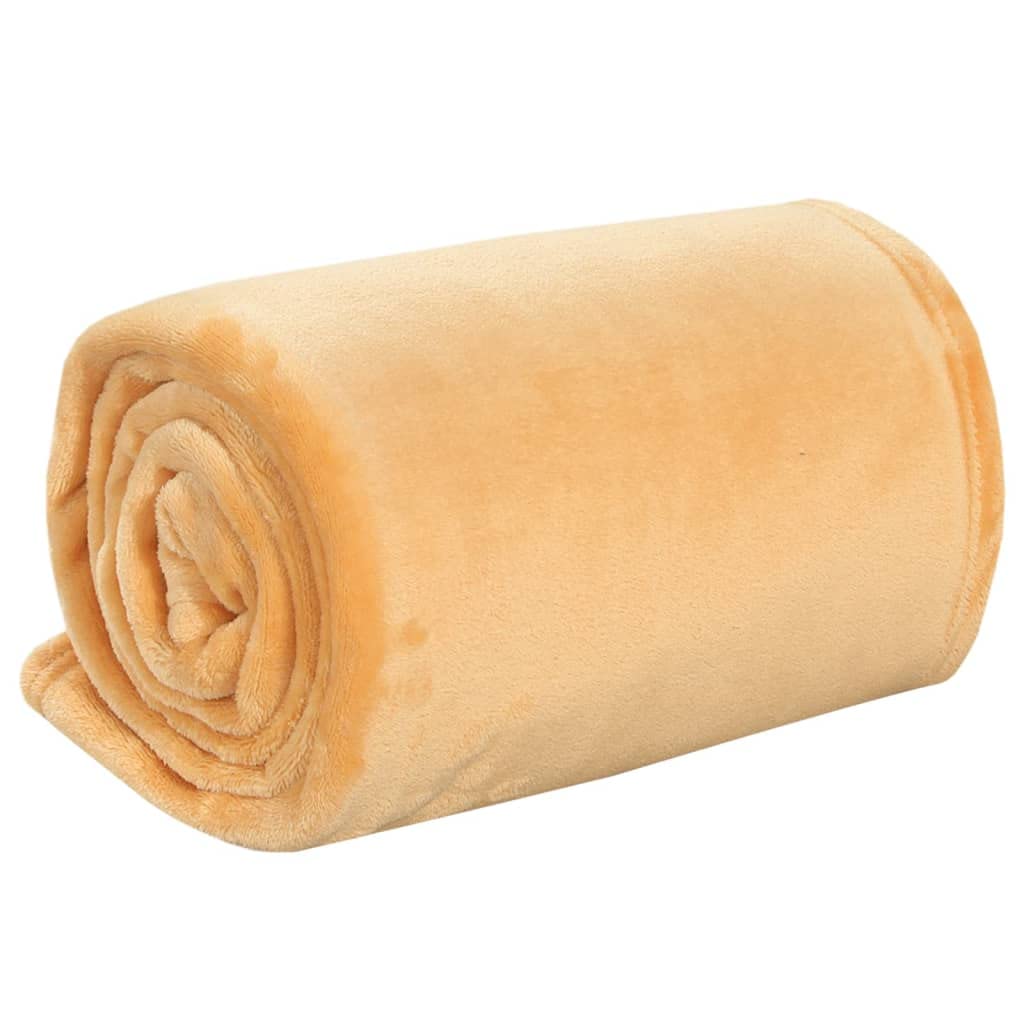 Vidaxl (Brown, 130 X 170 Cm) Blanket Bedding Blanket Bed Throw Camping Blanket Ultimate Polyester
