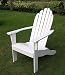 Cambridge-Casual Bentley Adirondack Chair, White