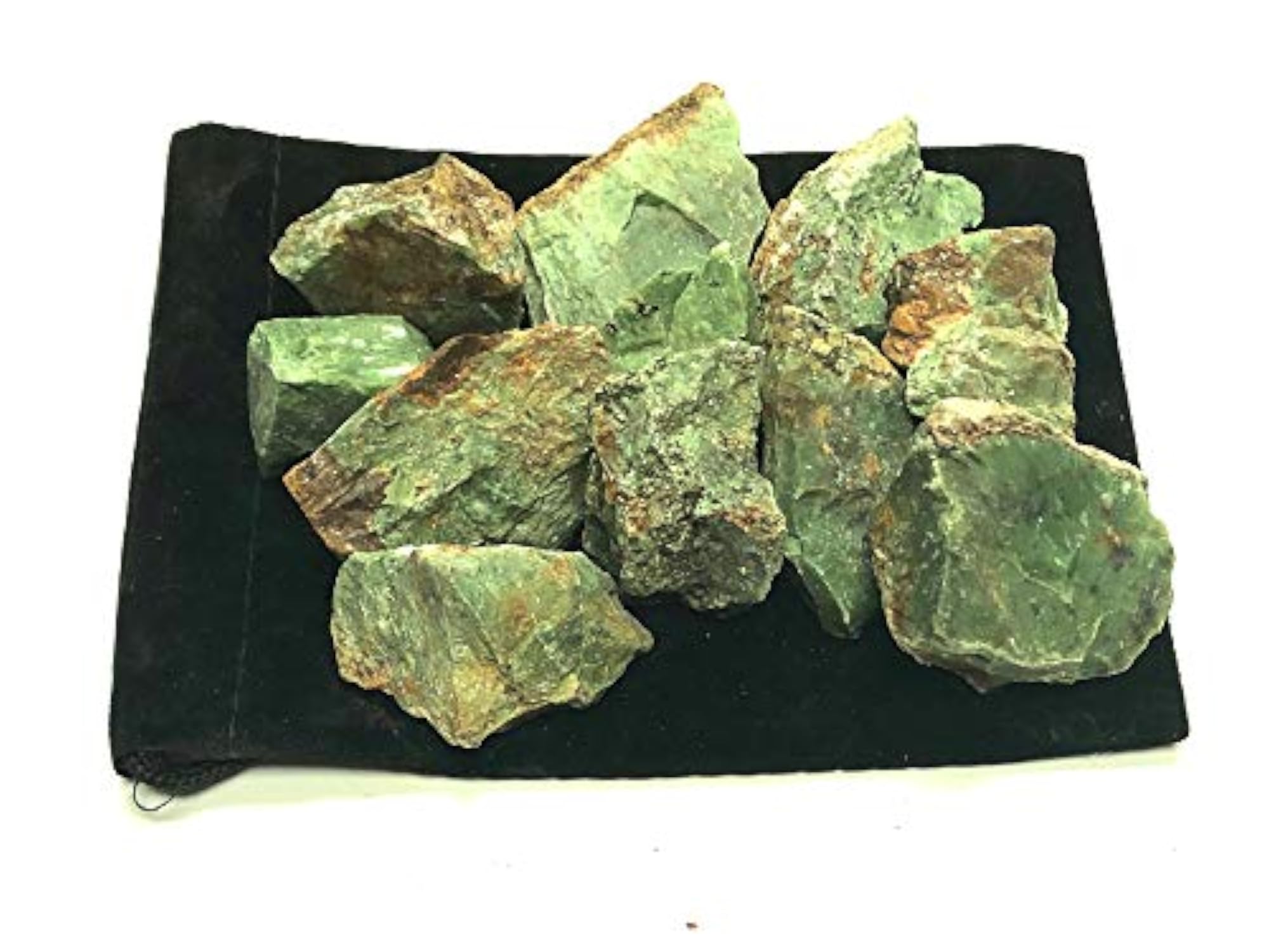 Rough Natural Chrysoprase Stones - Bulk Raw Stones