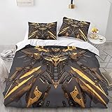 Fabrication exquise : le bord de couture à double aiguille, comparé à d'autres housses de couette, est plus durable. Motif clair, longue durée de vie.