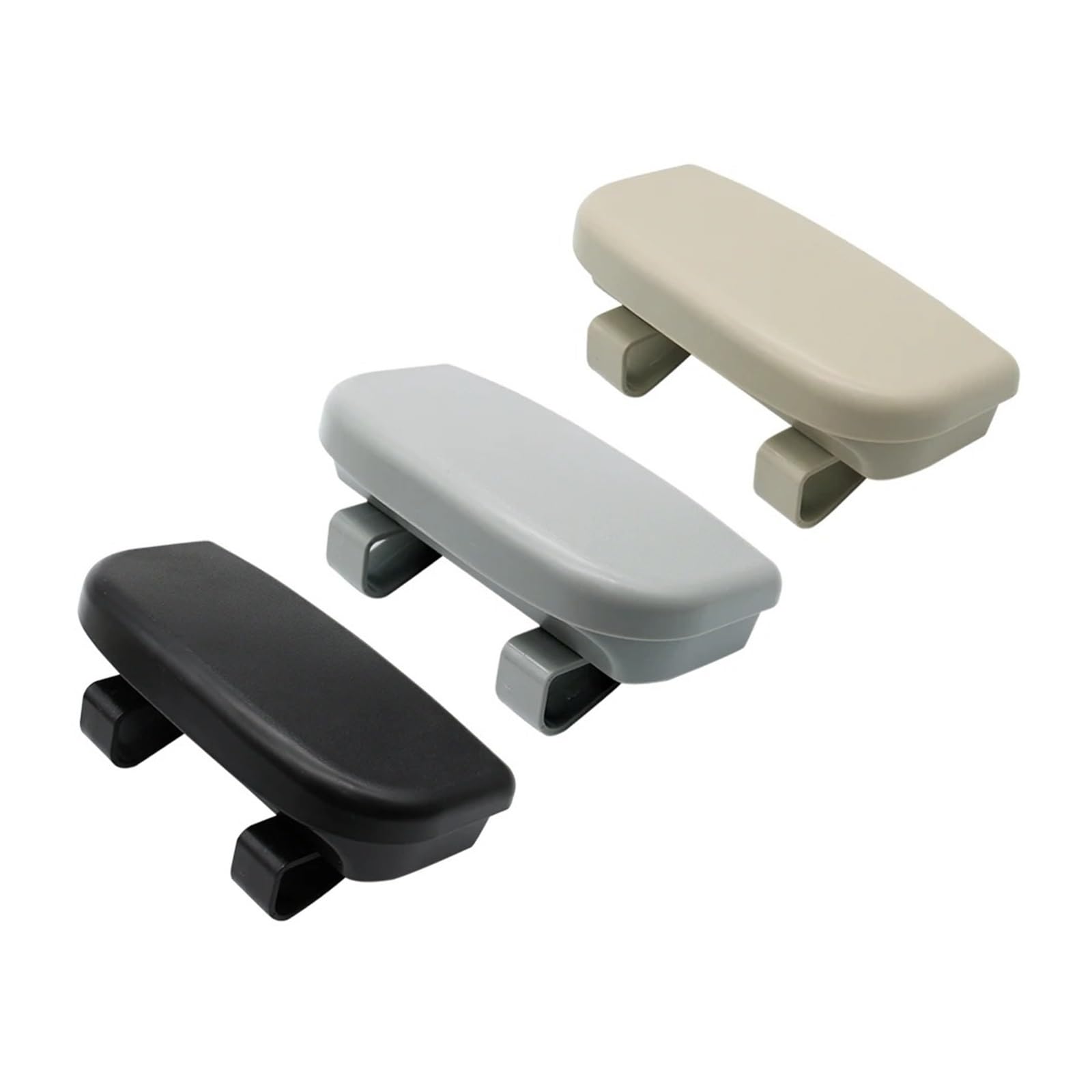 Portagafas Parasol Coche Caja De Gafas Cristal para Coche, Estuche para Sol(Black)