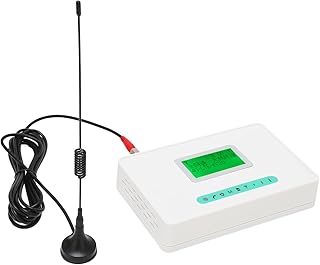 GSM Desktop Caller, Widely Used 100-240V Quad Band Strong Signal Reception GSM Fixed Wireless Terminal Number Storage for Mountain Areas (UK Plug)