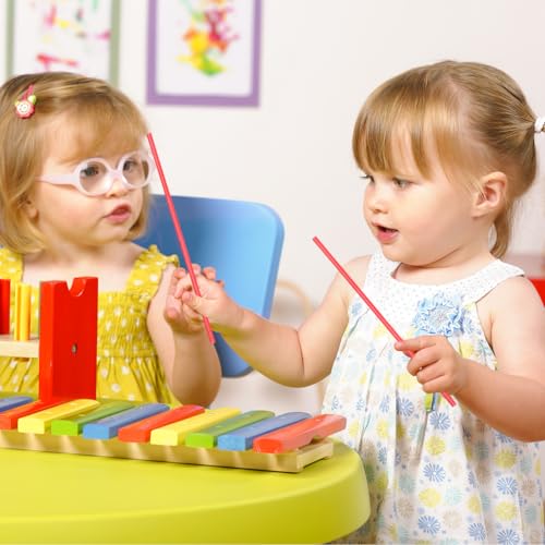 ibasenice Rhythm Sticks Palos de Música de Madera para Niños 7.87in Instrumento de Percusión para Principiantes con Bordes Redondeados miniatura 3
