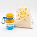 Produktbild Blue Bag Bundle Solar Buddies Refillable Roll On Sunscreen Suncream Applicator Bag Bundle With Applicator Carabina Clip For Families, Kids, Adults, Travel set With Free Sticker Set (Blue)