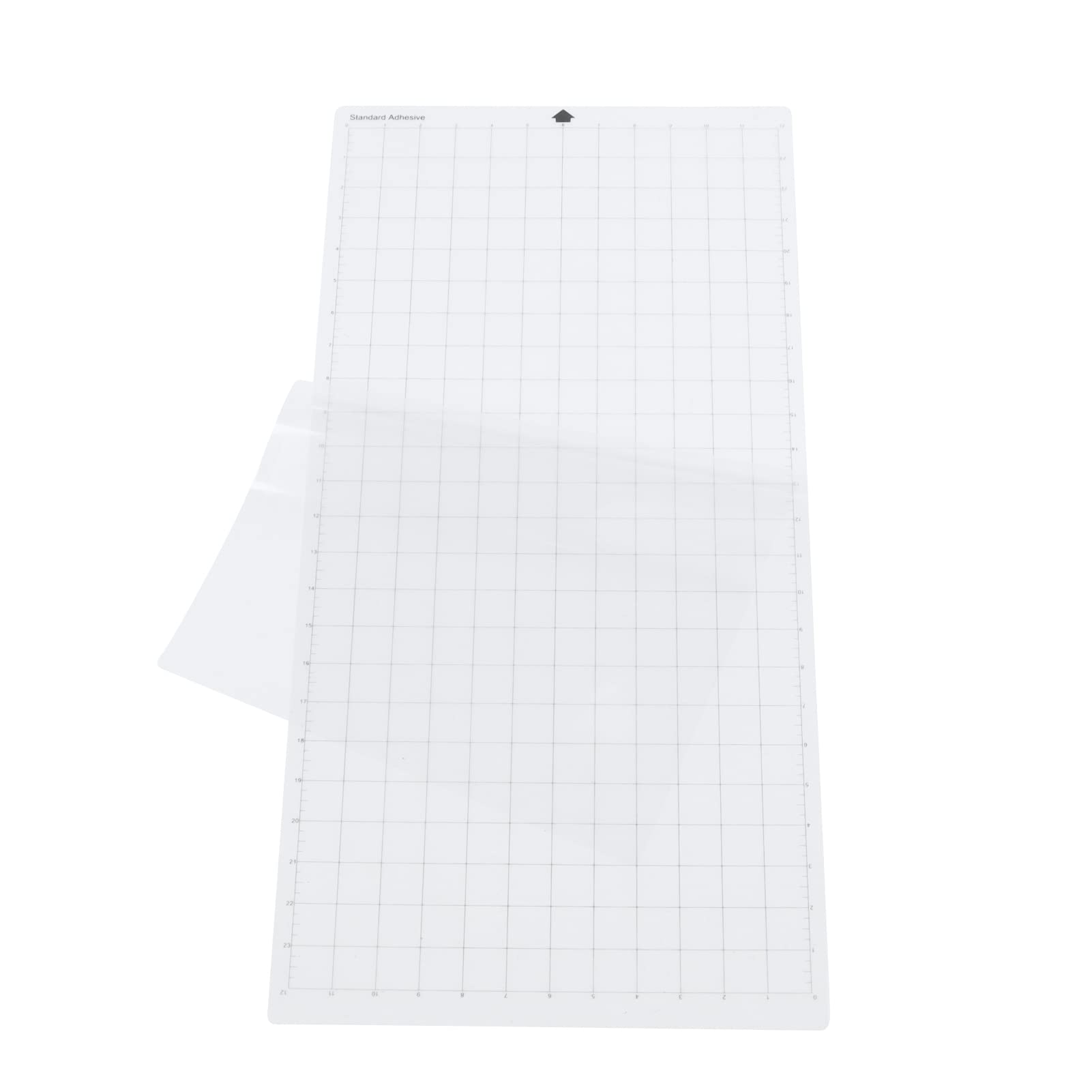 5 pezzi Tappetino da taglio in PVC trasparente con linee a griglia, tappetino da taglio autoadesivo antiscivolo per carta da costruzione, carta kraft e progetti di artigianato