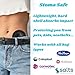 Stoma Safe StomaSafe | Stoma Protector | Stoma Shield | Ostomy Protector | Protective Hernia | Ostomy Bag (Black)