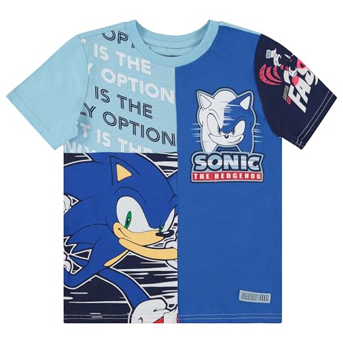 Sonic The Hedgehog t-shirt manches courtes garçon haut enfant 4-20 ans